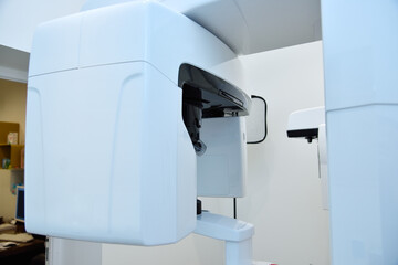 Fototapeta na wymiar Panoramic computer tomograph with cephalostat.