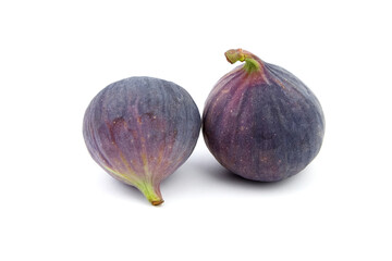Fresh fig fruits isolated on white