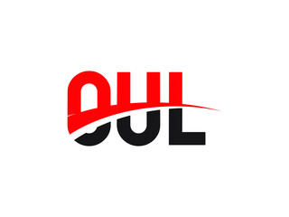 OUL Letter Initial Logo Design Vector Illustration