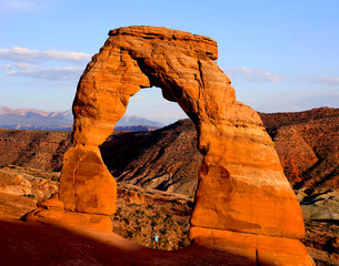 Delicate arch in Arches National Park, Utah