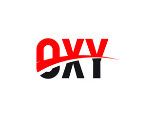 OXY Letter Initial Logo Design Vector Illustration