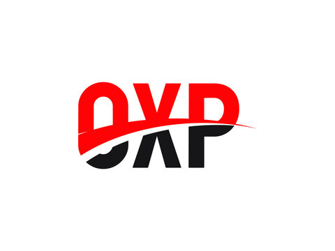 OXP Letter Initial Logo Design Vector Illustration