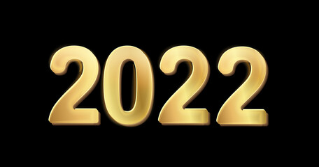 Christmas text 2022. Vector illustration. Happy new year greeting card.