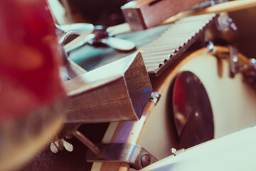 Vintage Antique drums from old drum kit