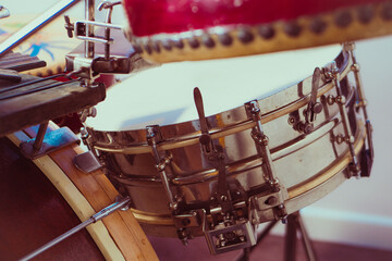 Vintage Antique drums from old drum kit
