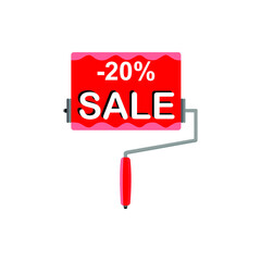Wall Roll Sticker, Twenty Percent Discount
