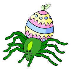 Colourful Easter Spider