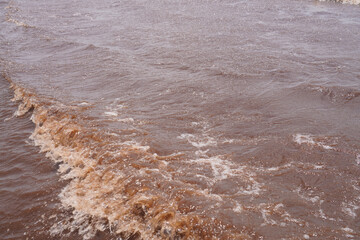 waves on the beach