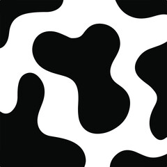 Cow Pattern Background. Ornament Design. Vector Illustration.