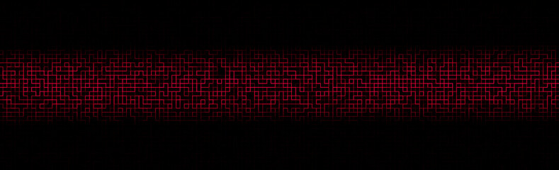 Pixel Art Rotes Band