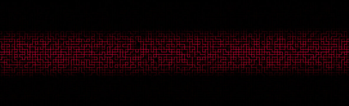 Pixel Art Rotes Band
