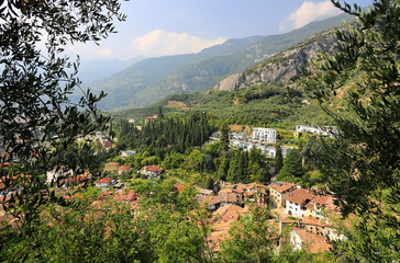 Fototapeta na wymiar Arco near the Lake Garda. Trentino, northern Italy, Europe.