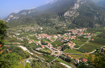 Arco near the Lake Garda. Trentino, northern Italy, Europe.