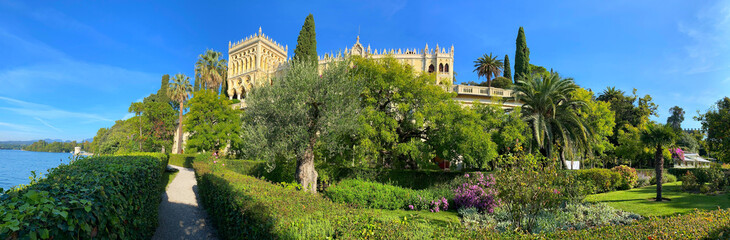 Isola del Garda. Island on Lake Garda, Italy, Europe.