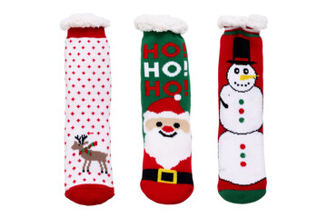 christmas stocking with snowman