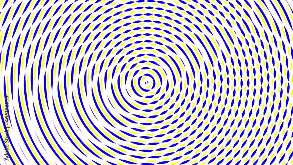 Poster abstract colorful circle with hypnotic spinning motion, computer generated. 3d rendering of vortex b