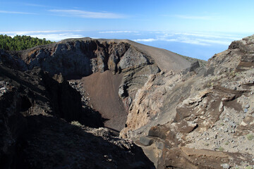 Vulkankrater des Cumbre Vieja
