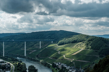 P&uuml;nderich Mosel Sonne Schatten Spiel