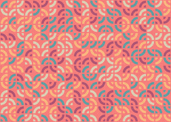 Fototapeta premium Abstract Geometric Pattern generative computational art illustration
