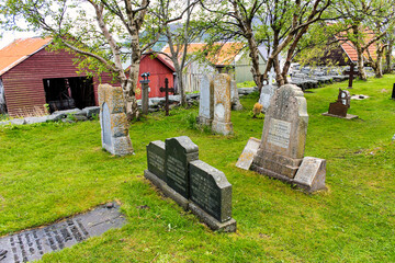 Fototapeta premium Giske Island Cemetery - Norway