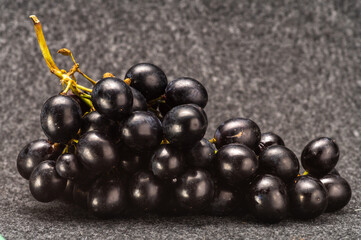 red grapes isolated on a fleecy backdrop