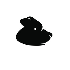 Bear Head Logo Symbol. Stencil Design. Tattoo Vector Illustration.
