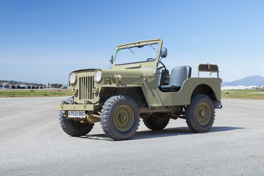 SABADELL, SPAIN-APRIL 12, 2021: Willys MB (Jeep)