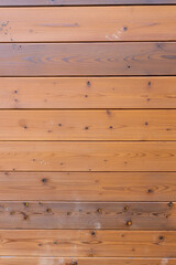 Obraz premium Background, wall of horizontal wooden boards