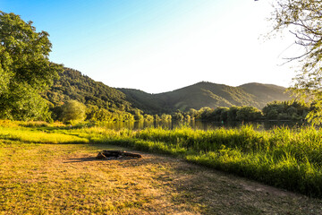 Berglandschaft an der Mosel
