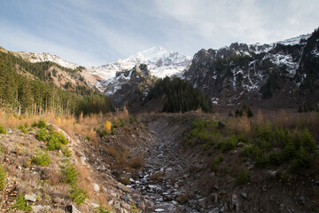 dry river bed Mount Hood