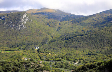 Malcesine at the eastern shore of Lake Garda. Lombardy, northern Italy, Europe.
