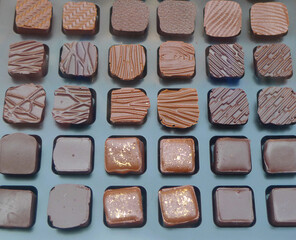 Chocolate pralines from Belgium
