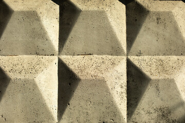 Text of concrete block. Industrial fence in the Soviet Union. Background from a concrete fence....
