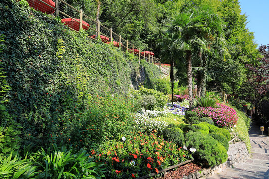 Nature reserve Varone in Tenno. Trentino, Northern Italy, Europe.