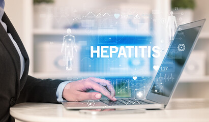 Doctor working a health check