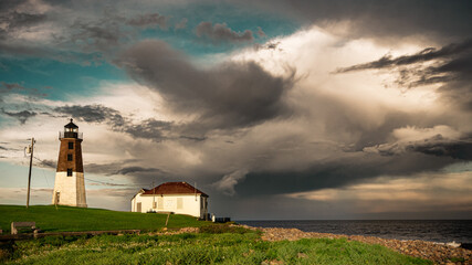 Point Judith Sunset Storm