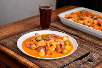 Dobradinha - typical Brazilian food