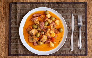 Dobradinha - typical Brazilian food