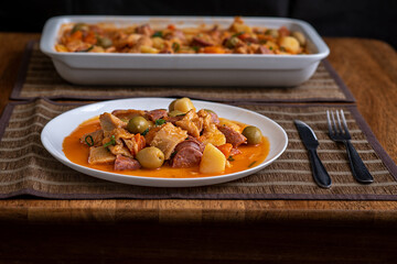 Dobradinha - typical Brazilian food