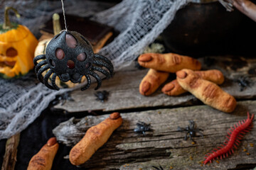 Food photos Halloween treat cookies 
