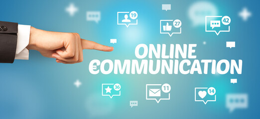 Close-Up Of Cropped Hand Pointing