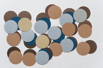 geometric circles on paper