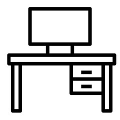 icon furniture outline 