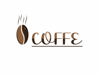 Premium coffe logo vector icon illustration