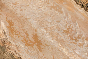 Kati Thanda Lake Eyre, South Australia, Australia, aerial photography showing textures and patterns of outback Australia