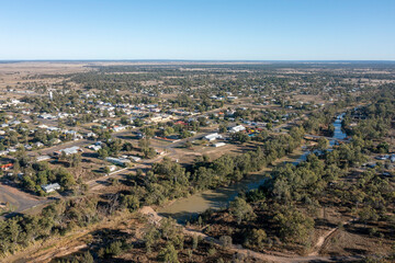 The far outback Queensland town of Mitchell.