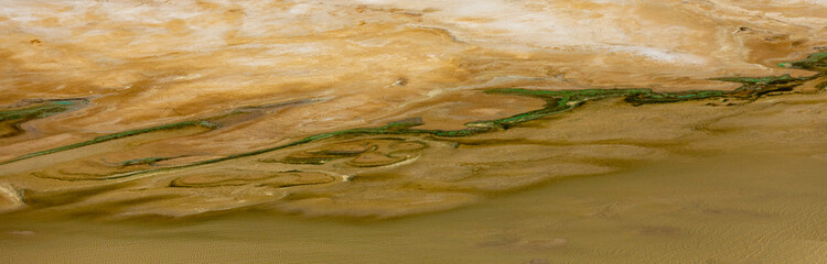 Kati Thanda Lake Eyre, South Australia, Australia, aerial photography showing textures and patterns of outback Australia