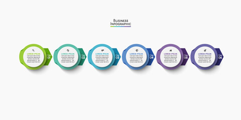 Business data visualization. timeline infographic icons designed for abstract background template milestone element modern diagram process technology digital marketing data presentation chart Vector