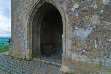 St Michael's Tower on Glastonbury Tor, England