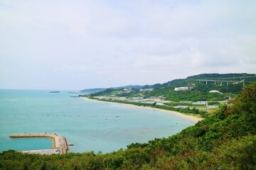 Mountains and seas coastline mountain view